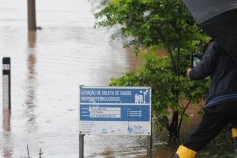 Chuva nas cabeceiras causará repique nas cheias dos rios Taquari e Caí