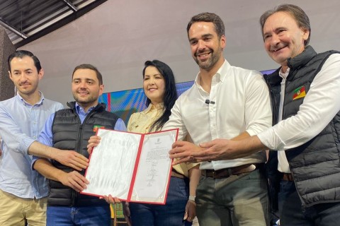 Leite assina ordem de início das obras entre Estrela, Colinas e Roca Sales