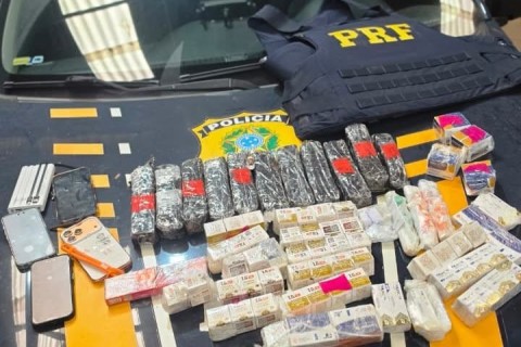 PRF prende seis pessoas, apreende quase 500 canetas emagrecedoras, mais de 700 cigarros eletrônicos e anabolizantes neste fim de semana em Lajeado