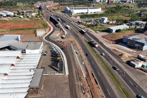 Evolução das obras na ponte seca da BR-386 modificam acesso à Rua Bento Rosa, em Lajeado