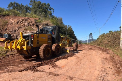 Estado retoma obras na ERS-129; fluxo ocorre em pare e siga