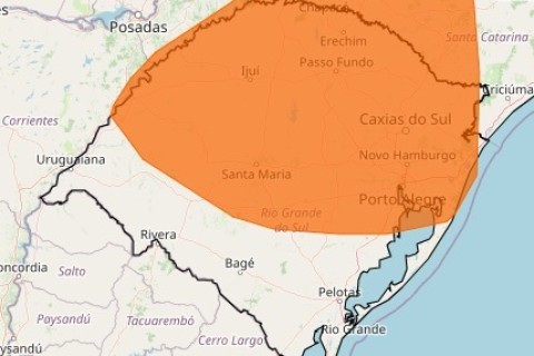 Chuva e raios atingem Oeste gaúcho e avançam ao Vale