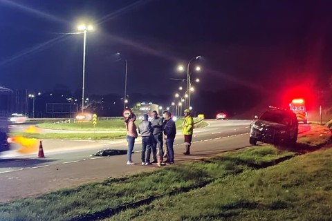 Identificado homem atropelado na BR-386, em Fazenda Vilanova