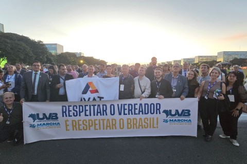 Vereadores do Vale do Taquari participam da 25ª Marcha em Brasília