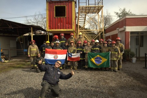 Bombeiros voluntários de Bom Retiro do Sul e Teutônia participam de curso internacional de resgate no Chile