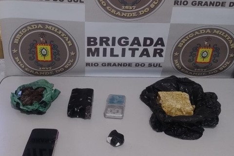 Ação da BM resulta em prisão por tráfico de drogas em Paverama