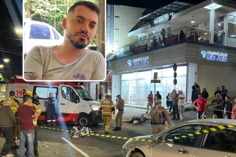 Identificado motociclista que morreu em acidente na Avenida Rio Branco em Estrela